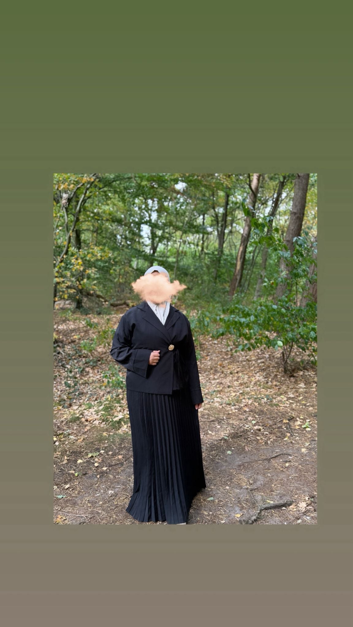 Twinset plisse rok - zwart