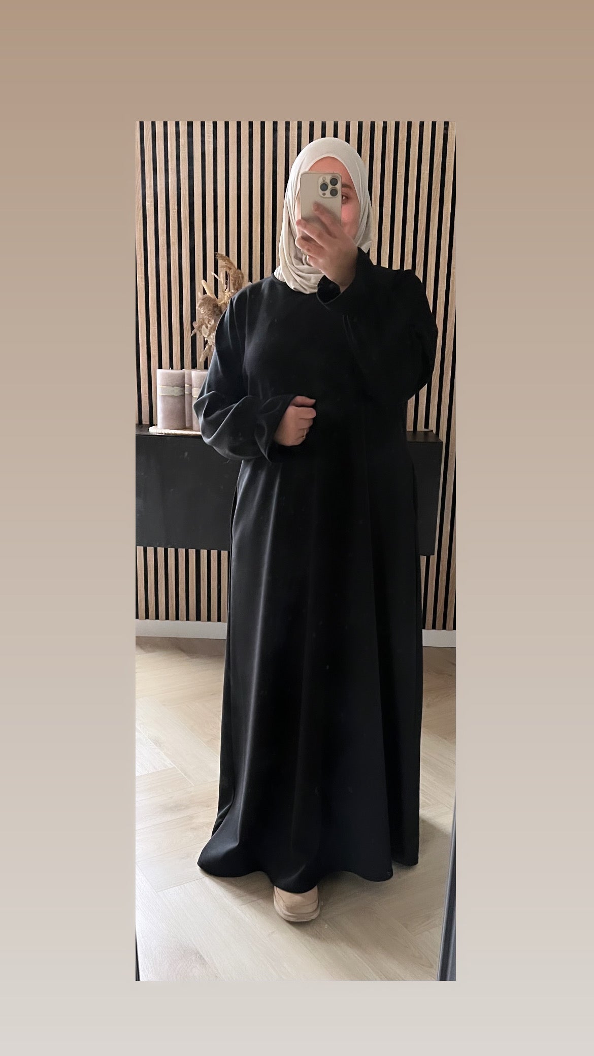 Amira abaya - zwart