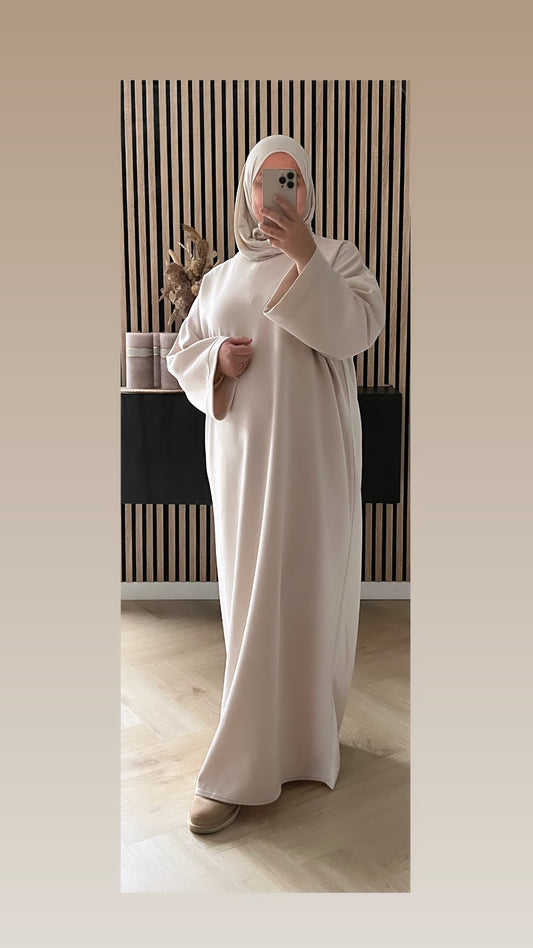 Amani abaya - creme