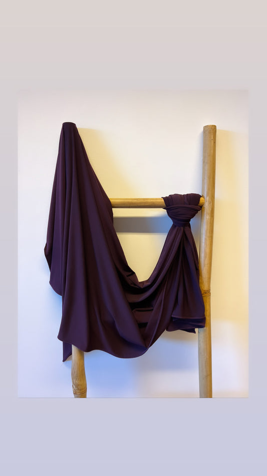 Premium Jersey Scarf - Dark purple