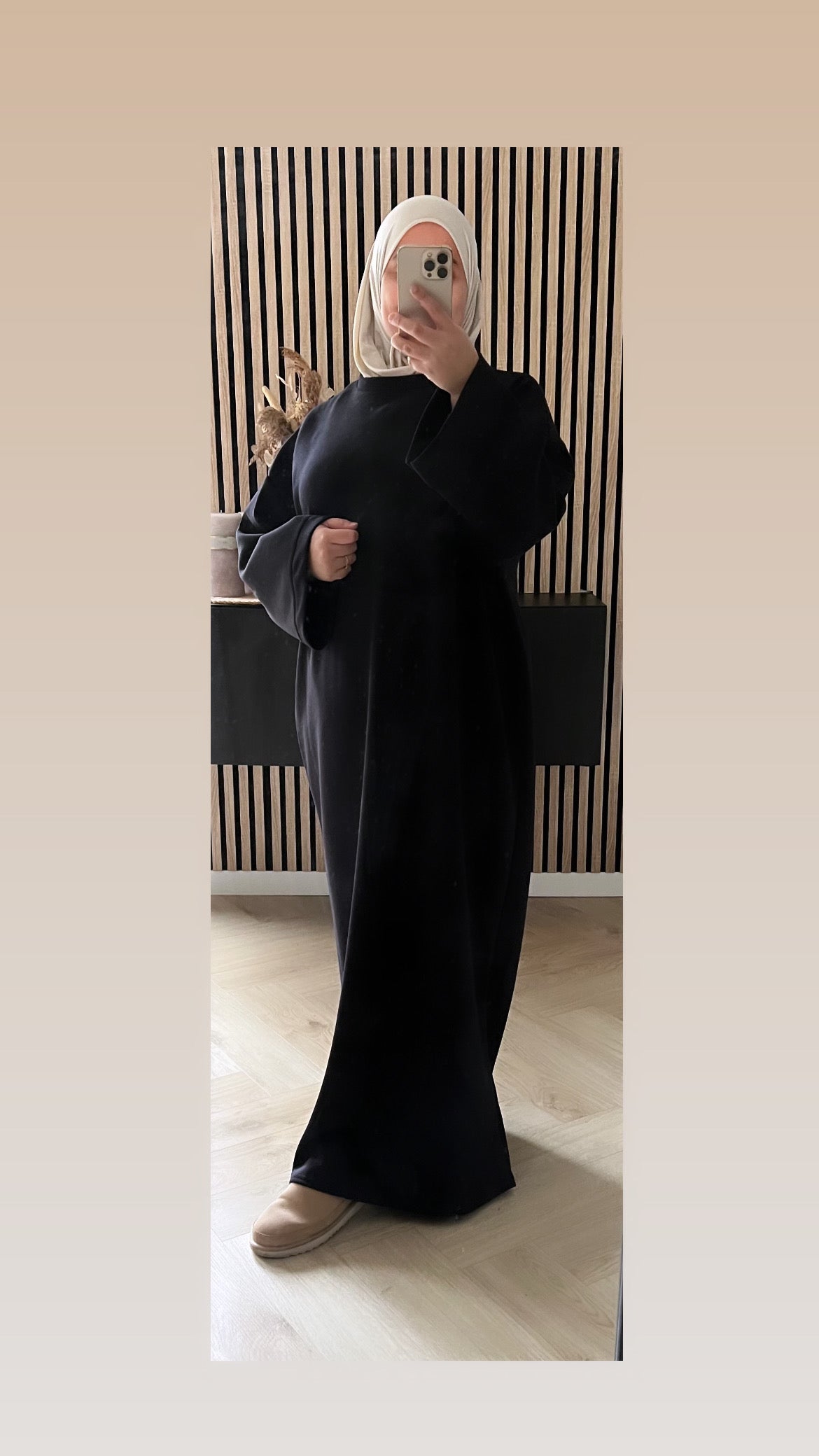 Amani abaya - zwart