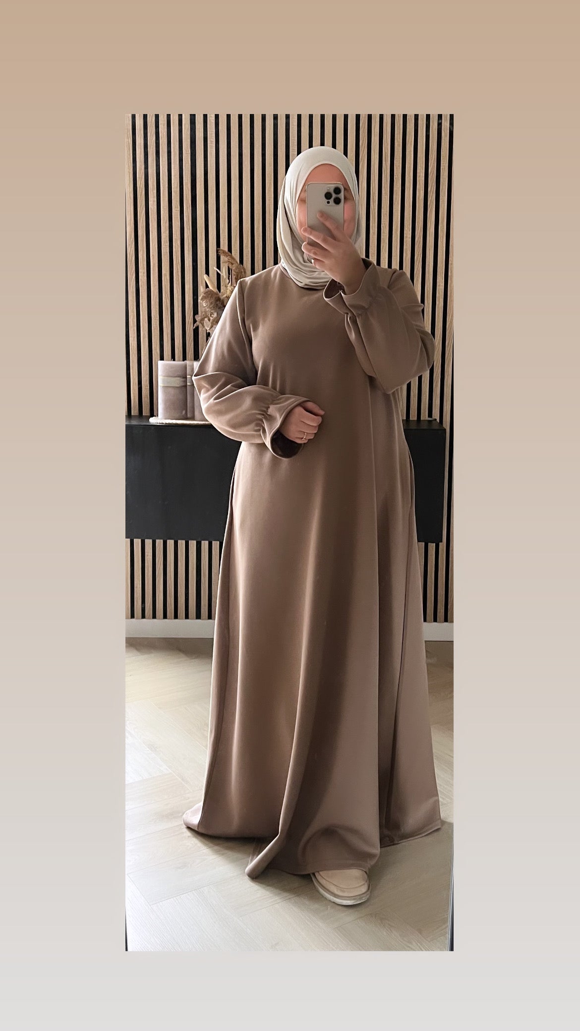 Amira abaya - taupe