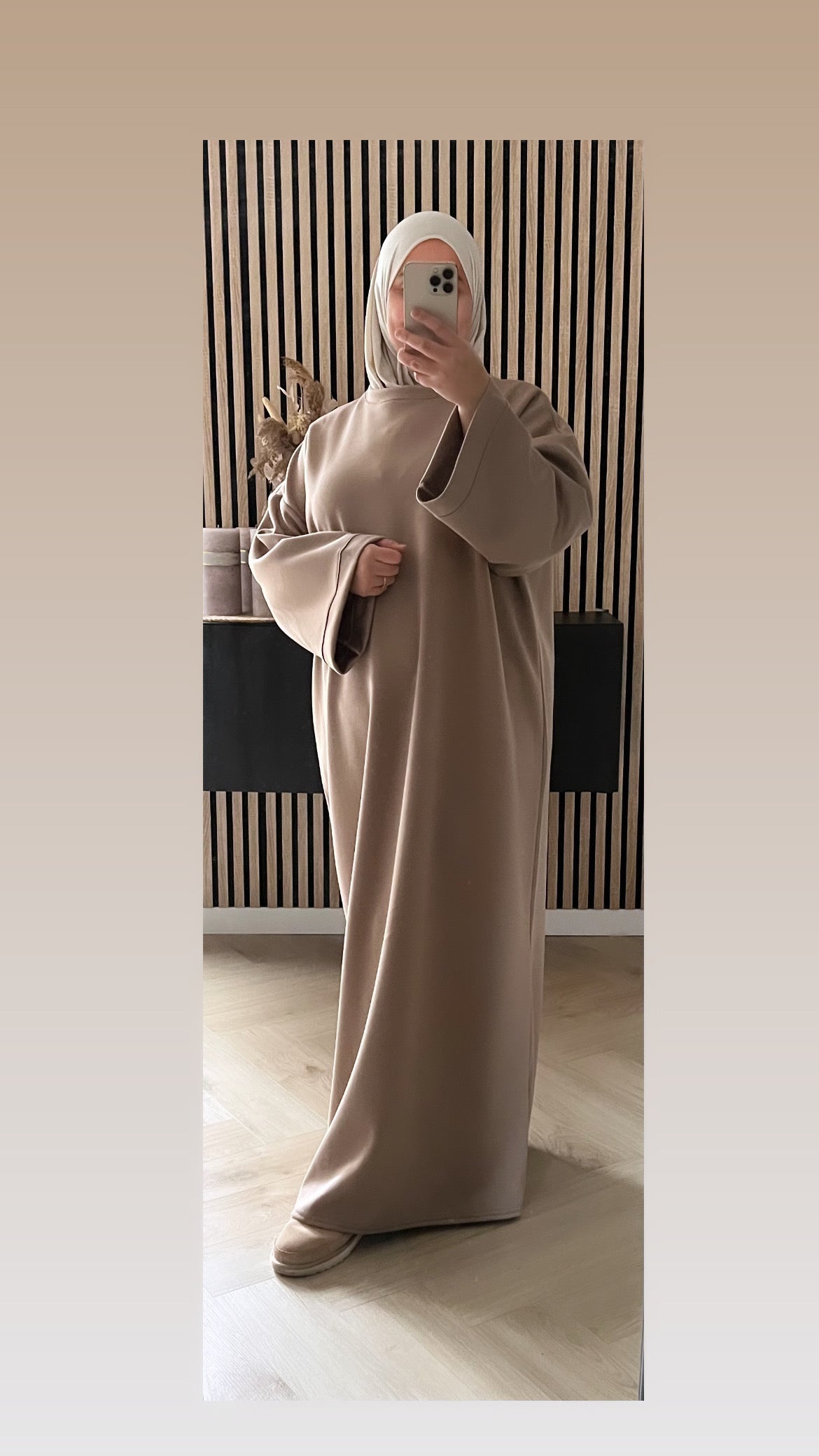 Amani abaya - taupe