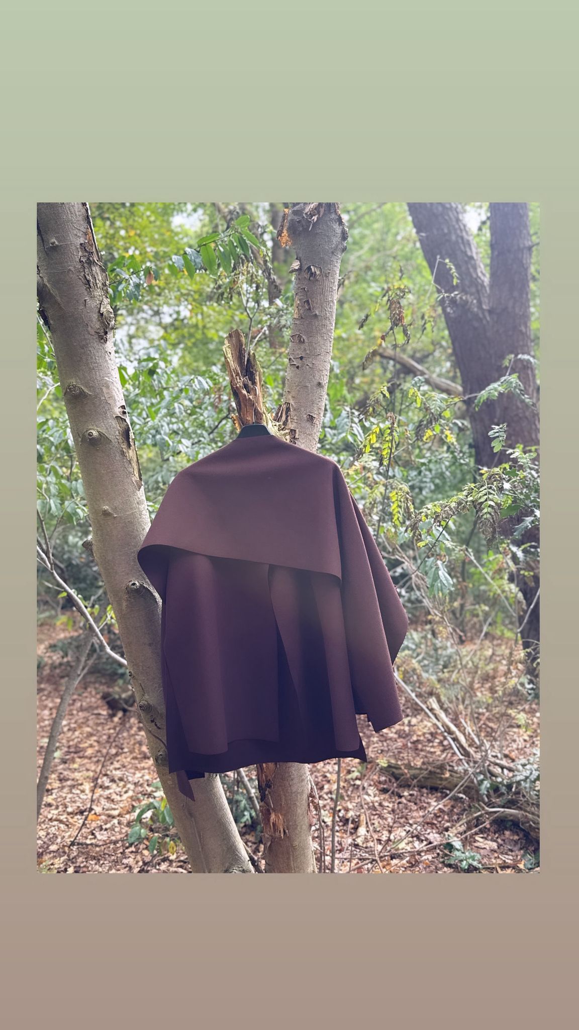 Poncho - bruin