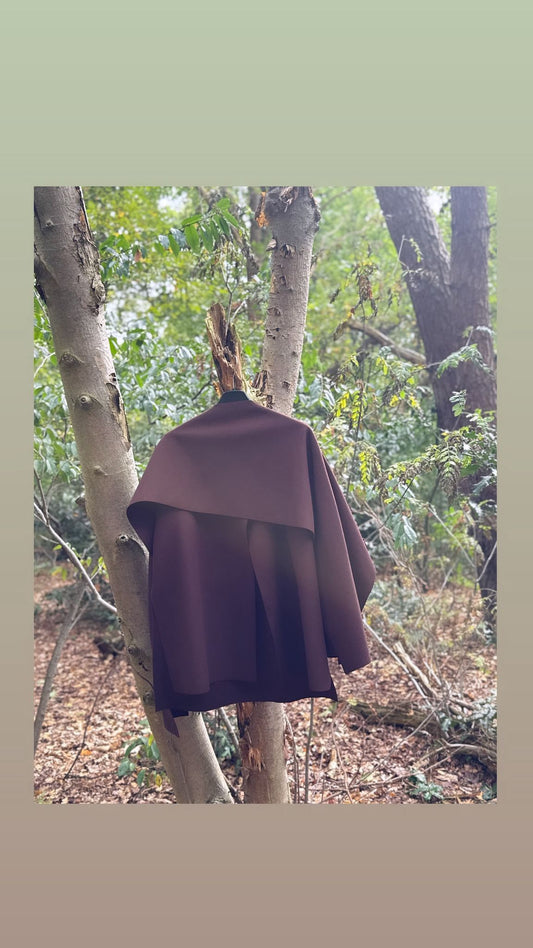 Poncho - bruin
